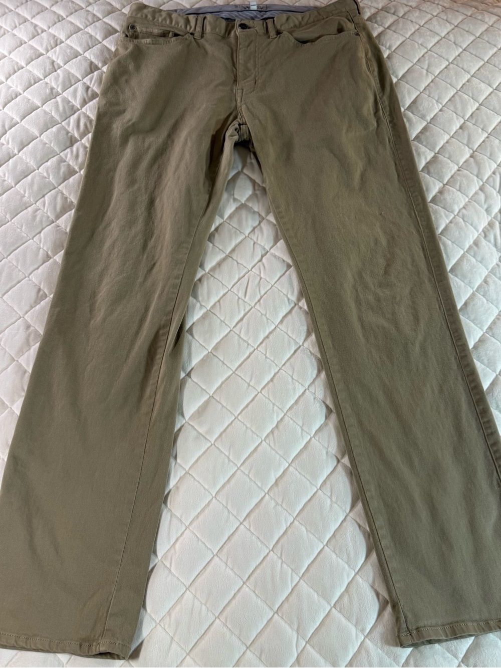 Peter Millar Ultimate Sateen 5-Pocket Pants Mens 34 Cotton Modal Stretch Size 34